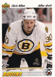 91-92 Upper Deck French - Chris NILAN č. 237