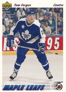 91-92 Upper Deck French - Tom FERGUS č. 384