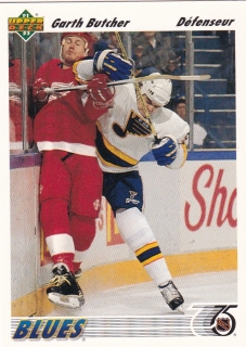 91-92 Upper Deck French - Garth BUTCHER č. 397