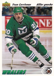 91-92 Upper Deck French - Yvon CORRIVEAU č. 407