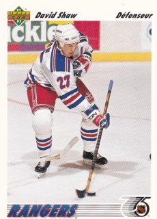 91-92 Upper Deck French - David SHAW č. 409