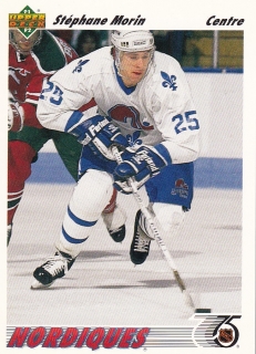 91-92 Upper Deck French - Stephane MORIN č. 433