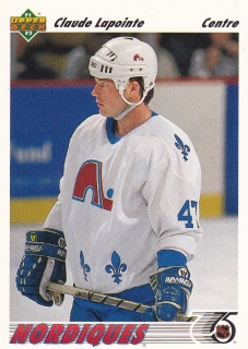 91-92 Upper Deck French - Claude LAPOINTE č. 488