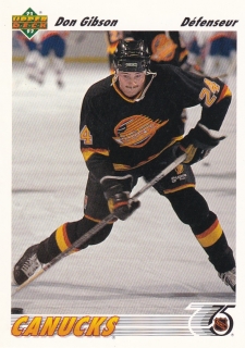 91-92 Upper Deck French - Don GIBSON č. 495