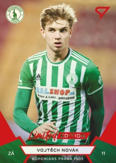 21-22 Fortuna Liga - Vojtěch NOVÁK č. 222 Red x/49