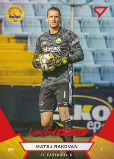 21-22 Fortuna Liga - Matej RAKOVAN č. 235 Red x/49
