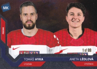 2022 CIHT - Tomáš HYKA/Aneta LÉDLOVÁ č. 89 Universe Level 1 1of88