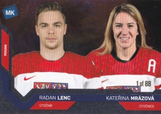 2022 CIHT - Radan LENC/Kateřina MRÁZKOVÁ č. 92 Universe Level 1 1of88