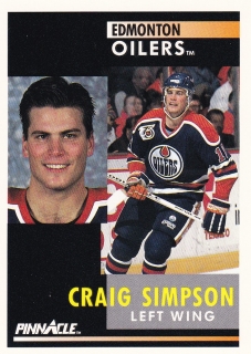 91-92 Pinnacle - Craig SIMPSON č. 196
