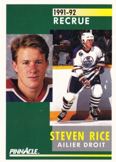 91-92 Pinnacle - Steven RICE č. 334 (RC)