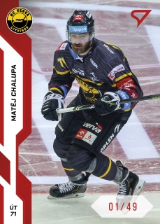 22-23 Tipsport Extraliga - Matěj CHALUPA č. 229 RED x/49
