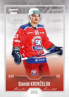 22-23 GOAL Cards - Daniel KRENŽELOK č. 163 SILVER x/60
