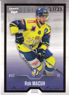 22-23 GOAL Cards - Rok MACUH č. 97 GOLD x/23