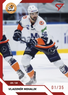 22-23 Tipos Extraliga - Vladimír MIHALIK č. 076 RED x/35