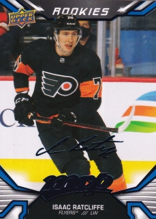22-23 MVP - Isaac RATCLIFFE č. 223 (RC) Blue Script