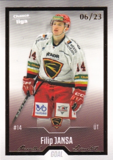 22-23 GOAL Cards - Filip JANSA č. 254 GOLD x/23