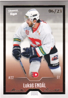 22-23 GOAL Cards - Lukáš ENDÁL č. 354 GOLD x/23