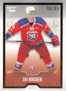22-23 GOAL Cards - Jiří BRODEK č. 368 GOLD x/23