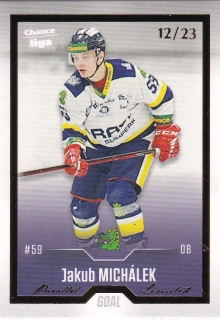 22-23 GOAL Cards - Jakub MICHÁLEK č. 373 GOLD x/23