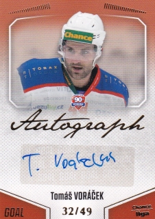 22-23 GOAL Cards - Tomáš VORÁČEK č. A-152