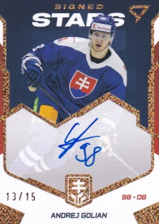 2023 Hokejové Slovensko - Andrej GOLIAN č. SS-AG 13/15