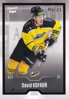 22-23 GOAL Cards - David KOFROŇ č. 428 GOLD x/23
