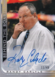 20-21 SP Signature Edition Legends - Randy CARLILE č. BB-3 BEHIND THE BOARDS 11/49