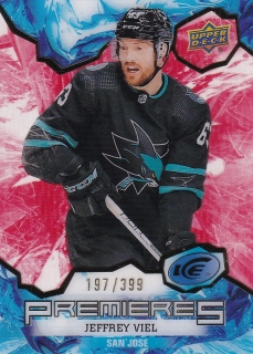 21-22 UD Ice - Jeffrey VIEL č. 172 ICE PREMIERES RED x/399