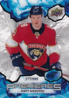 21-22 UD Ice - Matt KIERSTED č. 200 ICE PREMIERES LEVEL 4 x/999