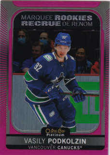 21-22 OPC Platinum - Vasily PODKOLZIN č. 297 (RC) MATTE PINK