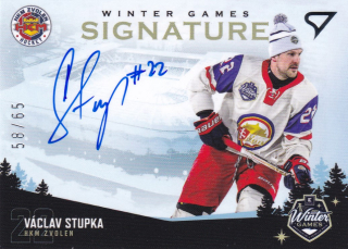2023 Winter Games - Václav STUPKA č. WS1-VS SIGNATURE 58/65