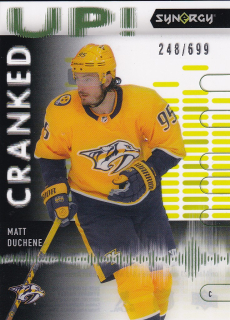22-23 UD Synergy - Matt DUCHENE č. CU-MD CRANKED UP! x/699