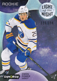 22-23 UD Synergy - Owen POWER č. LNR-OP (RC) LIGHT UP THE NIGHT x/399