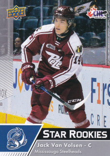 22-23 UD CHL - Jack Van VOLSEN č. 369 STAR ROOKIES