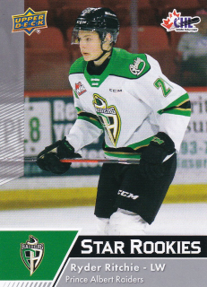 22-23 UD CHL - Ryder RITCHIE č. 398 STAR ROOKIES