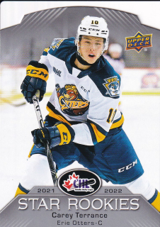22-23 UD CHL - Carey TERRANCE č. CSR-16 STAR ROOKIES 21-22