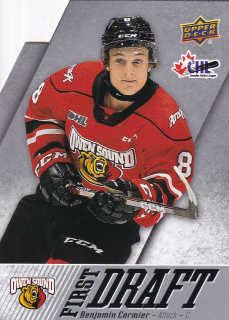 22-23 UD CHL - Benjamin CORMIER č. FD-11 FIRST DRAFT