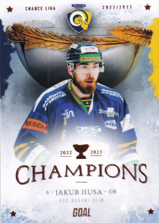 GC Champions 2023 - Jakub HUSA č. 3 GOLD x/10