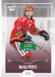 GOAL Cards EXPO - Matěj PŘIBYL č. 430 GREEN