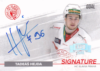 GOAL Cards EXPO - Tadeáš HEJDA č. S-TH 22-23 SLAVIA SIGNATURE 1of5