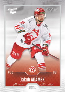 22-23 GOAL Cards - Jakub ADÁMEK č. 134 SILVER x/60