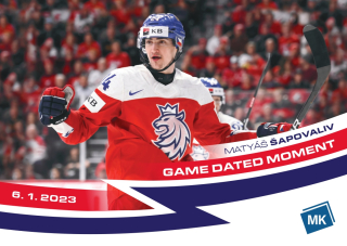 2023 MK Národní tým - Matyáš ŠAPOVALIV č. 149 Game Dated Moment