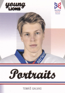 YOUNG LIONS U18 HLINKA/GRETZKY CUP 2023 - Tomáš GALVAS č. P-3 PORTRAITS