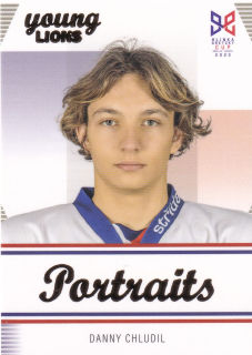 YOUNG LIONS U18 HLINKA/GRETZKY CUP 2023 - Danny CHLUDIL č. P-14 PORTRAITS