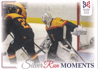 YOUNG LIONS U18 HLINKA/GRETZKY CUP 2023 - Brankář Elagin čelí české ofenzivě č. SRM-21 Silver Run Moments