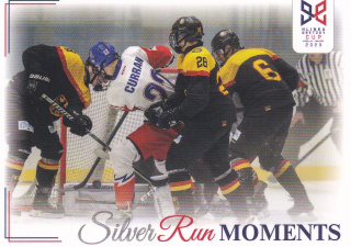 YOUNG LIONS U18 HLINKA/GRETZKY CUP 2023 - Curran před bránou zaměstnává Němce č. SRM-30 Silver Run Moments