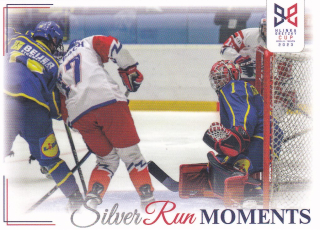 YOUNG LIONS U18 HLINKA/GRETZKY CUP 2023 - Tittlbach v šanci před gólmanem Livem č. SRM-33 Silver Run Moments