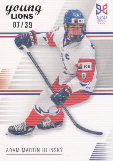 YOUNG LIONS U18 HLINKA/GRETZKY CUP 2023 - Adam Martin HLINSKÝ č. 5 Rainbow x/39