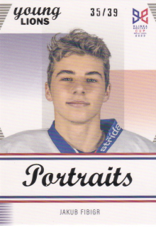 YOUNG LIONS U18 HLINKA/GRETZKY CUP 2023 - Jakub FIBIGR č. P-4 PORTRAITS Rainbow x/39