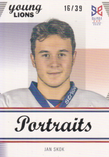 YOUNG LIONS U18 HLINKA/GRETZKY CUP 2023 - Jan SKOK č. P-7 PORTRAITS Rainbow x/39